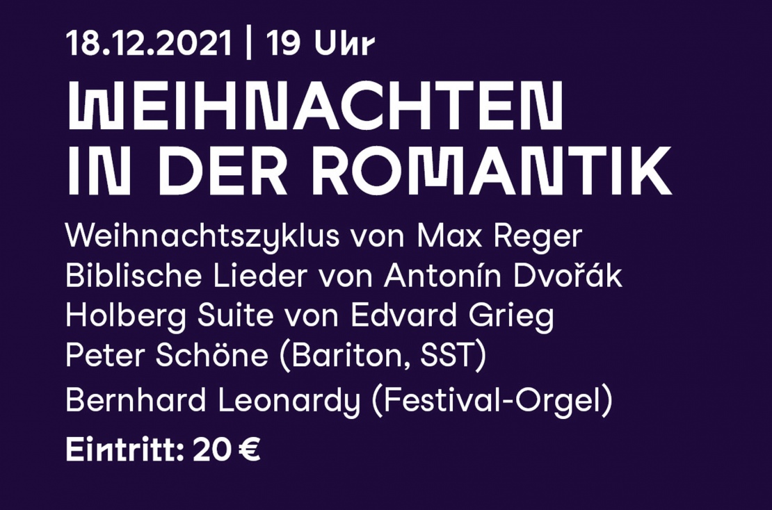 Weihnachtskonzerte Weihnachten in der Romantik