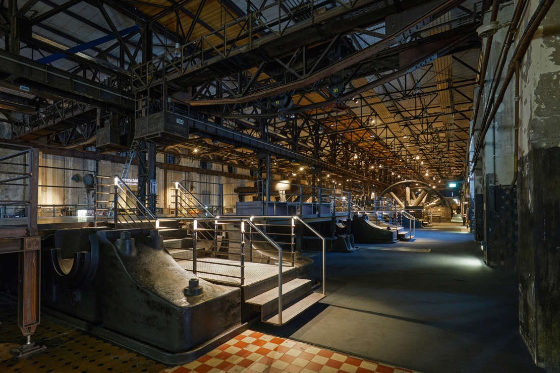 Die Gebläsehalle im Weltkulturerbe Voelklinger Huette