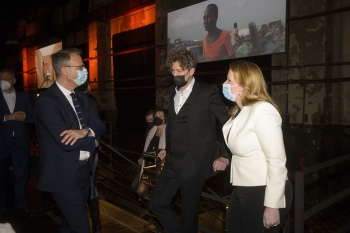 The World of Music Video - Gedankenaustausch über die ersten Eiindrücke von der Ausstellung