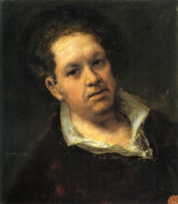 Self portrait at 69 Years by Francisco de Goya